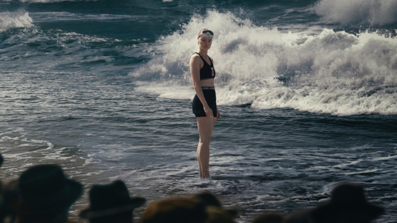 Young Woman and the Sea is a biographical sports drama film based on the true story